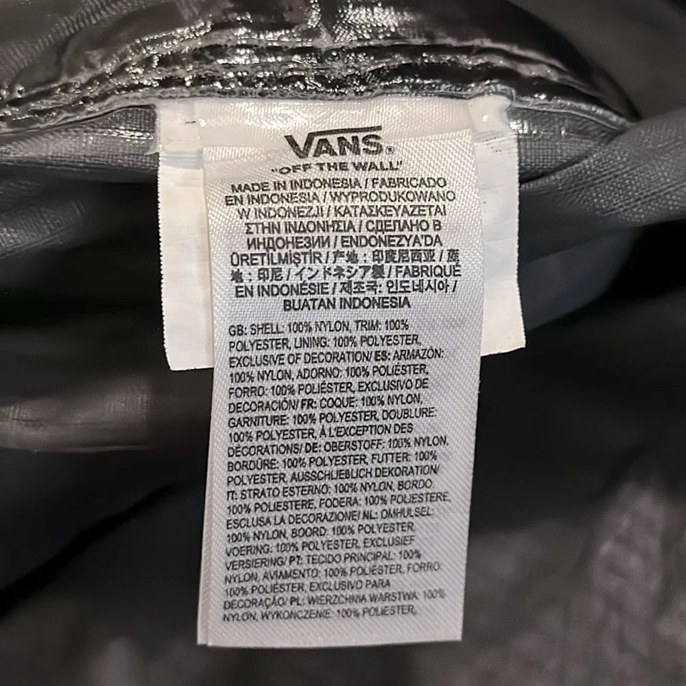 VANS X NATHAN FLORENCE Mala Duffle Vans Collab Nathan Florence Asphalt Black EUC